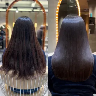 ロング 縮毛矯正/髪質改善/ レイヤー/石井龍のヘアスタイル