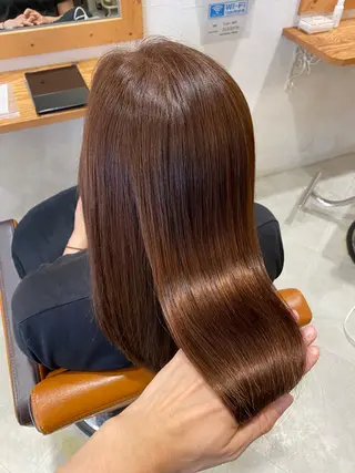 ロング カラー ツヤ髪専門美容師 桑原　和誠のヘアスタイル