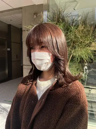 ミディアム カラー 🧁はるひ/ ZEST Ivy🎀のヘアスタイル