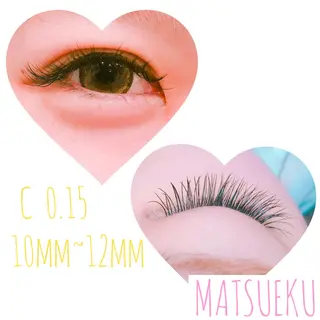 マツエク・マツパ FUKO Hip's eyesのマツエク・マツパデザイン