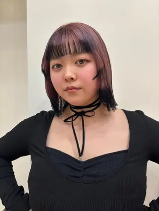 カラー メンズ ヘアメイク  ハイトーン キャロのヘアスタイル