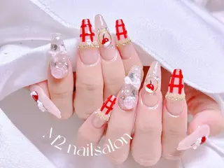 ネイル 長さだし専門店 M2　rikaのネイルデザイン