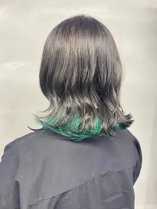 ミディアム カラー 柏 デザインカラー/ レイヤー🐣シオリのヘアスタイル