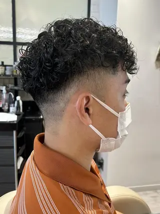 ショート メンズ パーマ メンズパーマ/ メンズカット/タクヤのヘアスタイル