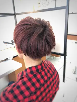 カラー メンズ ナカタケ ユウのヘアスタイル