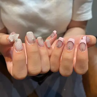 ネイル 8113 海外/y2k/韓国のネイルデザイン