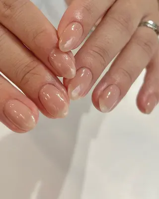 ネイル 𓂃toi. 儚げnuanceのネイルデザイン