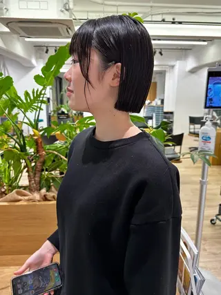 ショート Ocean Hair&Life  【オーシャンヘアーアンドライフ】所属・水田 成美のヘアスタイル