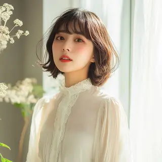 ミディアム パーマ メンズパーマ/ YUTOのヘアスタイル