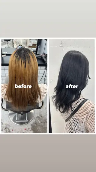 ミディアム カラー 🌼あいり🌼 JILLSTUDIOのヘアスタイル