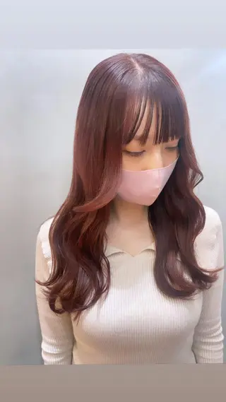 ロング Misaki /ボブ/縮毛矯正のヘアスタイル