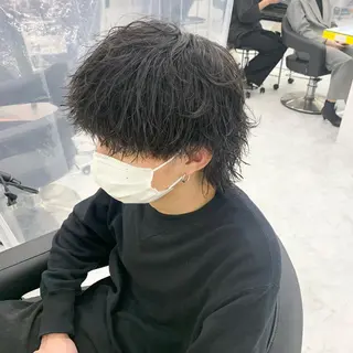 ショート カラー パーマ ヘアアレンジ メンズ キッズ ネイル マツエク・マツパ 🔷横浜1のパーマ 職人🔷将太郎のヘアスタイル