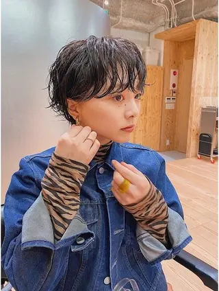 ショート パーマ ショートカット無料/ 小顔ショートのヘアスタイル