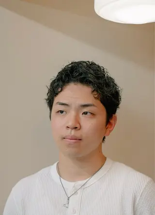 ショート カラー パーマ メンズ 🔗メンズサロン🔗 Kieのヘアスタイル