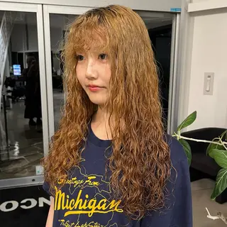 ロング パーマ パーマ/レディース カット/伊藤萌のヘアスタイル