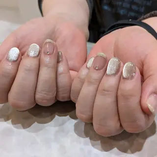 ネイル Risa. h❤︎︎ ˊ˗のネイルデザイン