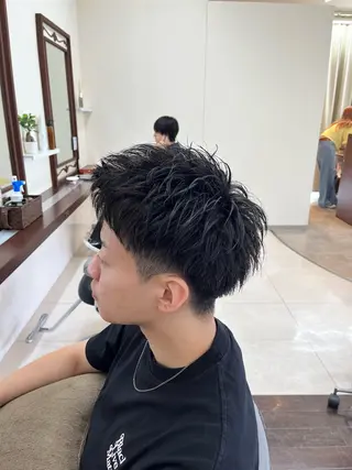 ショート メンズ AROH  men's cut&men's perm 船橋店所属・🧊メンズ特化🧊 高木航希のヘアスタイル