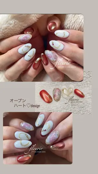 ネイル フルリール 【プライベートサロンのネイルデザイン