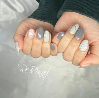 ネイル Re:Ø nail 🩵TSUJIのネイルデザイン