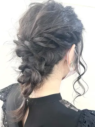 セミロング カラー パーマ ヘアアレンジ メンズ 🦋高瀬寛菜🦋 韓国/ブリーチのヘアスタイル