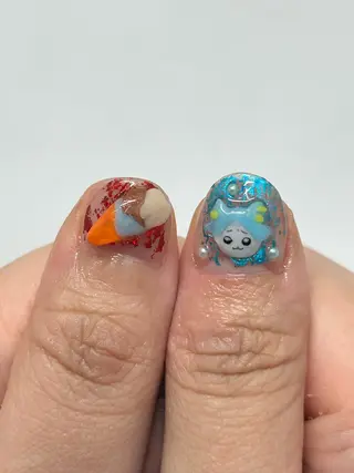 ネイル プライベートネイルサロンone nail所属・one nail 【推し/概念ネイル】のネイルデザイン