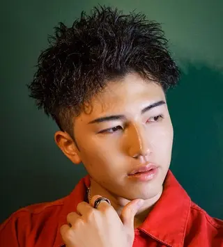 ショート パーマ メンズ メンズパーマ 渡邉裕人のヘアスタイル