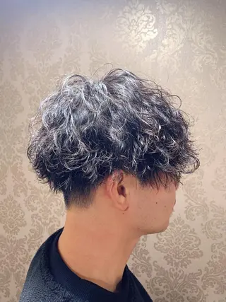 ミディアム パーマ メンズ mod's hair men所属・モッズヘアメン 我喜屋秀人のヘアスタイル