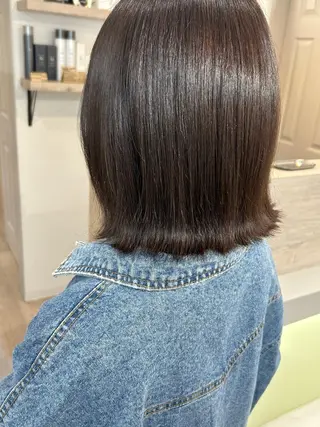 ミディアム カラー 西 めぐみのヘアスタイル