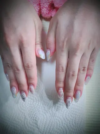 ネイル 北浦和 自爪育成ケアのネイルデザイン