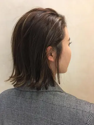 ミディアム カラー 髪質改善支持率 No. 1✨mayuのヘアスタイル