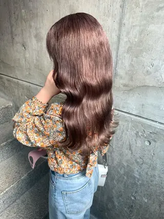 ロング 表参道店大人っぽ ブラウン🪞TOWAのヘアスタイル