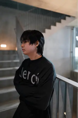 ショート カラー パーマ メンズ ハイトーン特化/渋谷 ⚡️コースケ⚡️のヘアスタイル