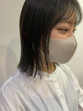 ショート カラー silo所属・silo MOKA 顔周りカット🦦のヘアスタイル