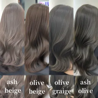 ロング カラー 心斎橋/ブリーチなし 髪質改善/レイヤーのヘアスタイル