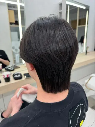 ショート パーマ メンズ 【メンズ縮毛矯正】 田中秀斗のヘアスタイル