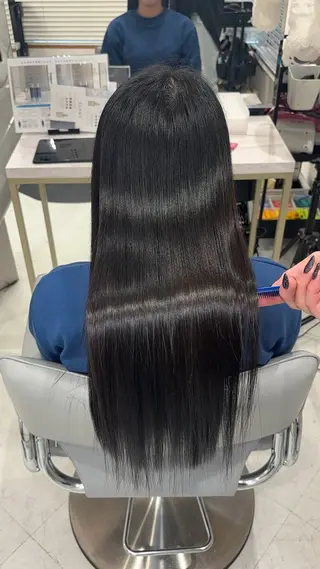 ロング 新宿No.1艶髪矯正 美艶カラー/FUKAのヘアスタイル