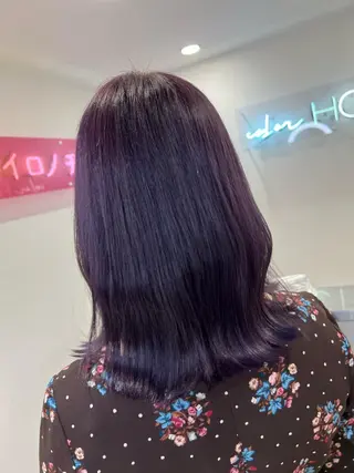 セミロング カラー Iris所属・ハイトーン特化サロン 💎MOCA💎のヘアスタイル