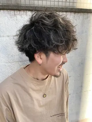 ミディアム 渋谷 メンズヘア⭐️ タニグチヨシユキのヘアスタイル