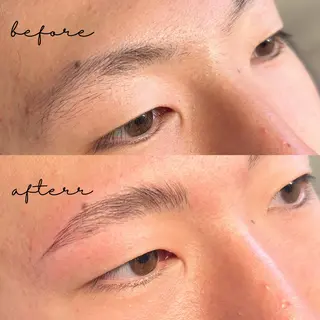 メンズ アイブロウ 眉毛&フェイス WAX専門ハルヒラリの眉毛・アイブロウイメージ