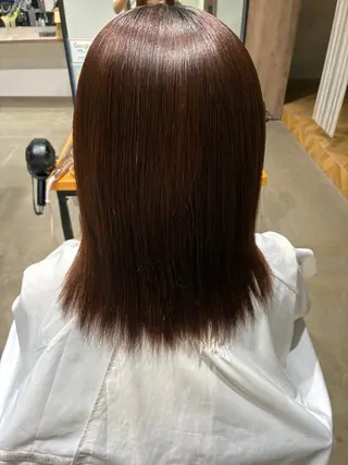 ミディアム 中谷 美月のヘアスタイル