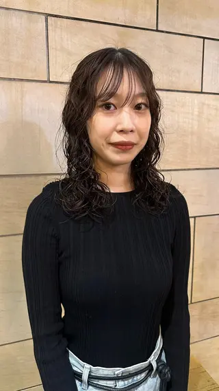 ロング パーマ ショートカット／パー マ🫧kotoneのヘアスタイル