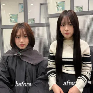 ロング カラー 🦋REISA🦋 エクステ×ハイトーンのヘアスタイル