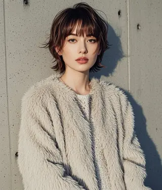 ショート ウルフカット 811 大阪梅田 ウルフのヘアスタイル