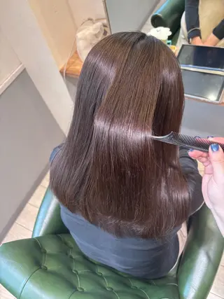 セミロング laffin❁ななみ /パーマスタイルのヘアスタイル