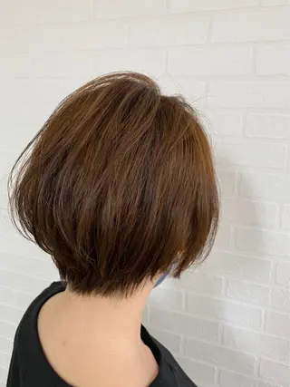 ショート カラー パーマ 🎁無料カットカラー 📷撮影モデル募集✨のヘアスタイル