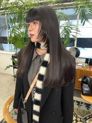 ロング yuan tanakaのヘアスタイル