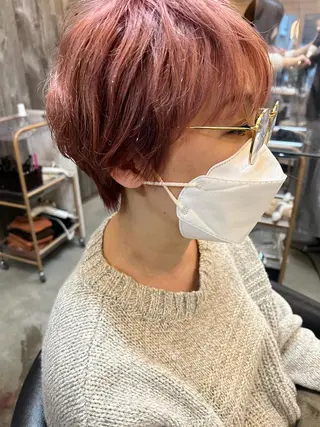 ショート jjeno所属・kaN./ボブ /髪質改善ストレートのヘアスタイル