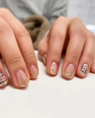 ショート ネイル RIONnail(リオンネイル)所属・RIONnail Yurikaのネイルデザイン