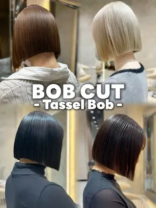 ショート 髪質改善 ANFINI所属・ボブ・レイヤー 田中 励也のヘアスタイル