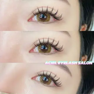 マツエク・マツパ ACIEL EYE LASH SALONのマツエク・マツパデザイン
